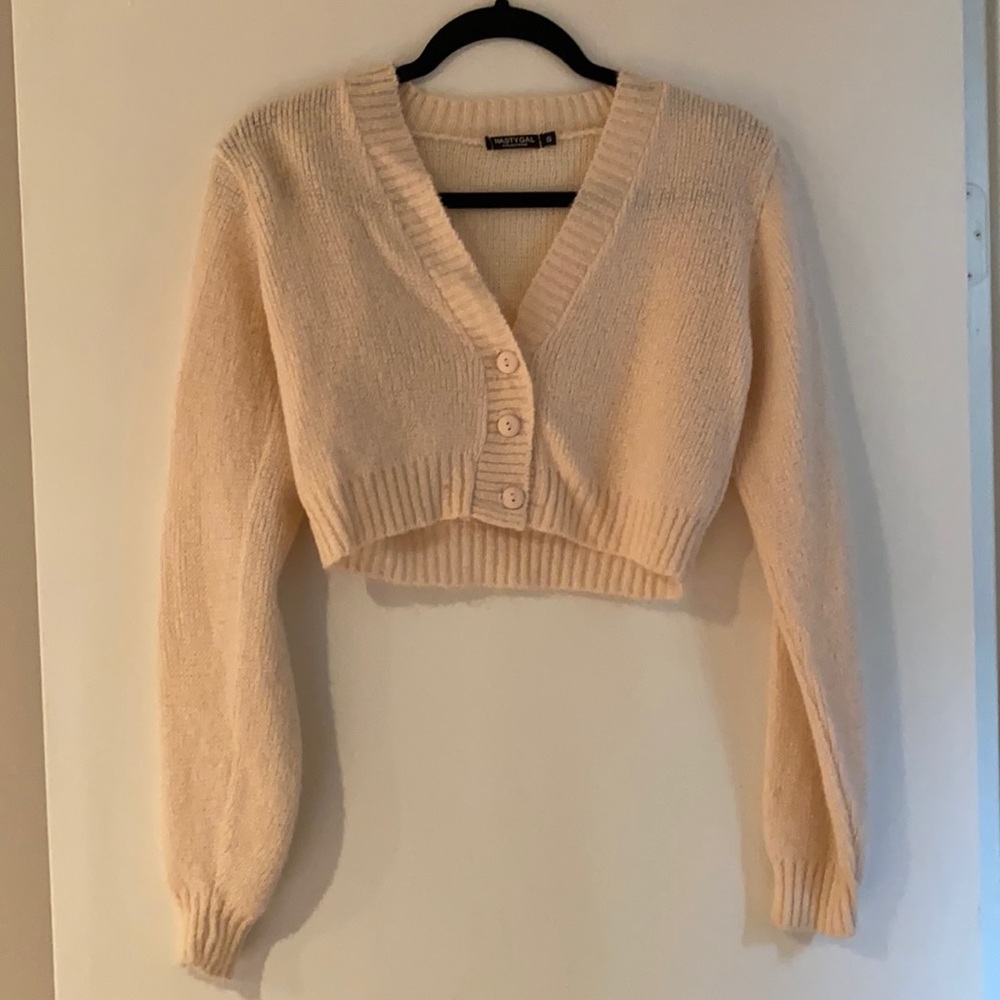 NastyGal Cropped Cardigan